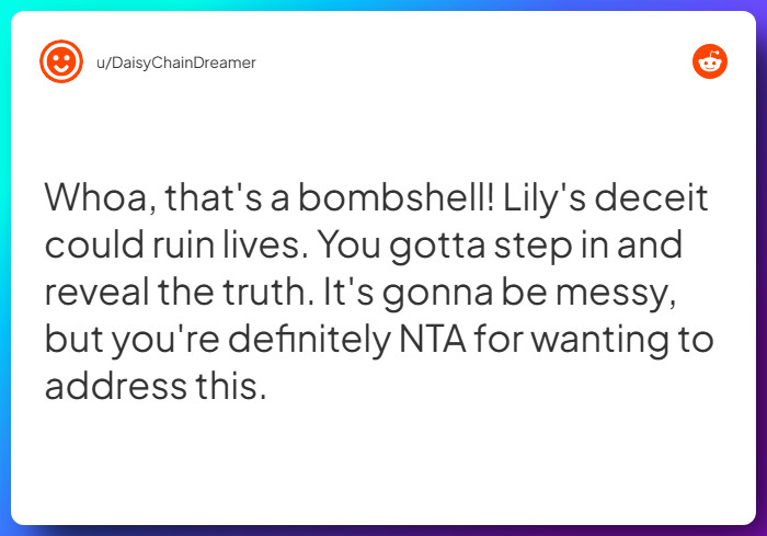 Comment from u/DaisyChainDreamer