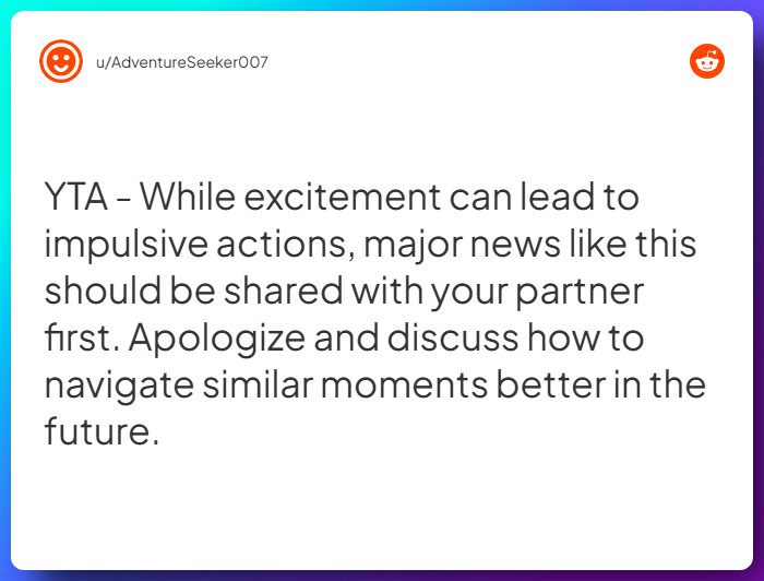 Comment from u/AdventureSeeker007