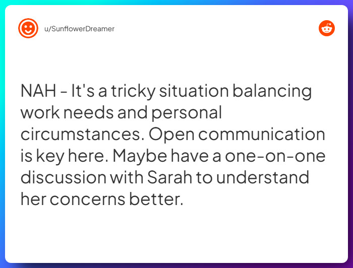 Comment from u/SunflowerDreamer