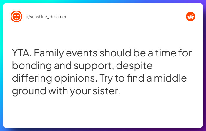 Comment from u/sunshine_dreamer