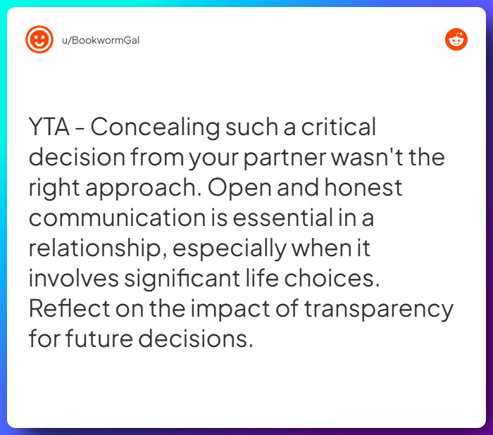 Comment from u/BookwormGal