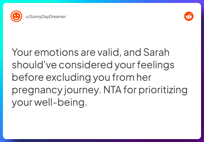 Comment from u/SunnyDayDreamer