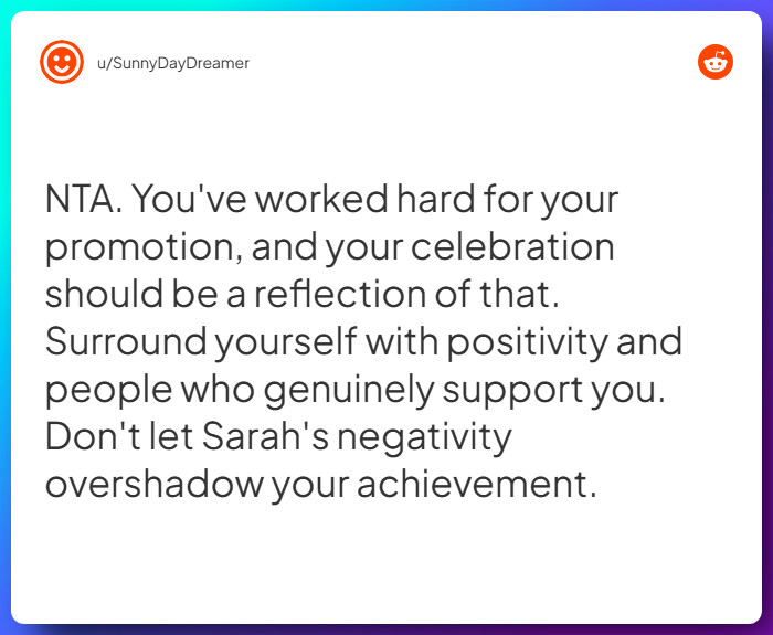 Comment from u/SunnyDayDreamer