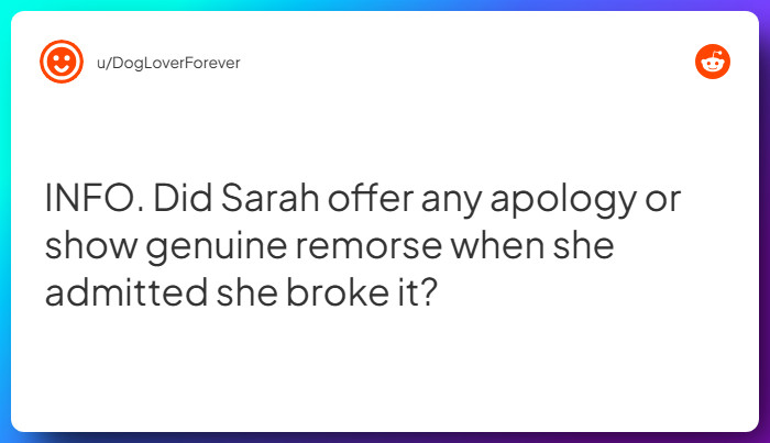 Comment from u/DogLoverForever