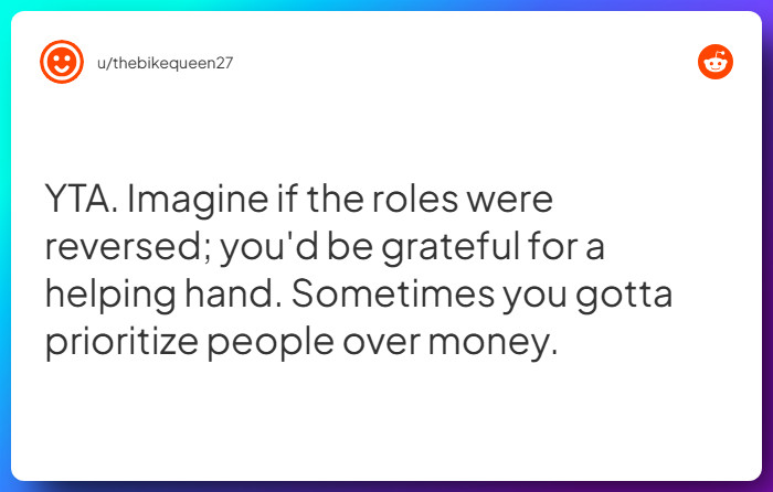 Comment from u/thebikequeen27