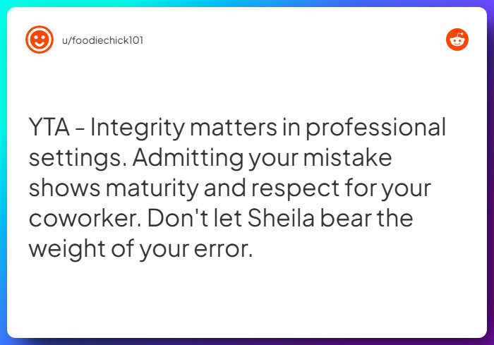 Comment from u/foodiechick101