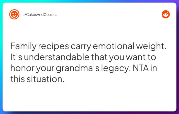 Comment from u/CakesAndCousins