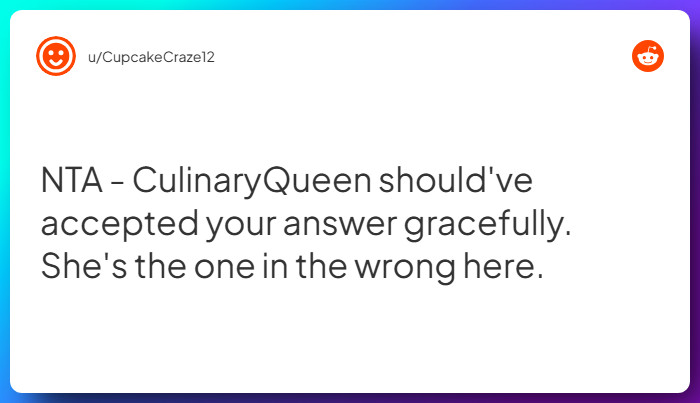 Comment from u/CupcakeCraze12