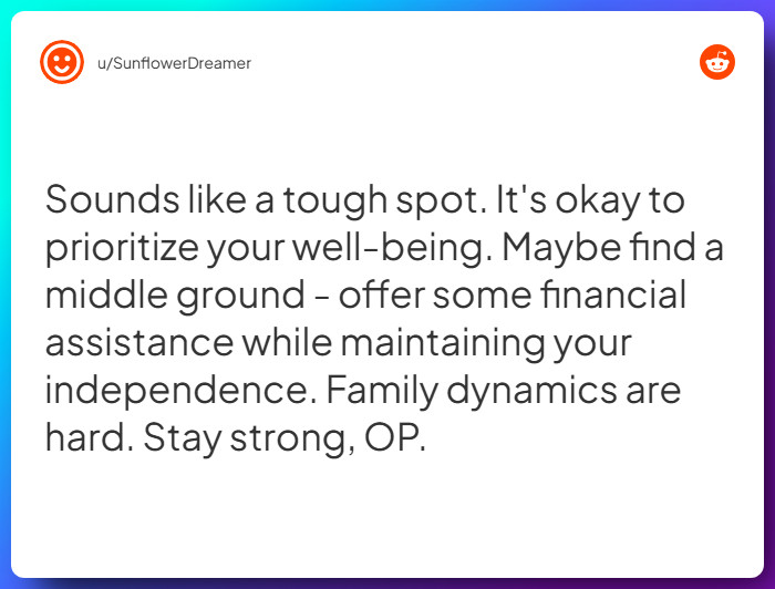 Comment from u/SunflowerDreamer