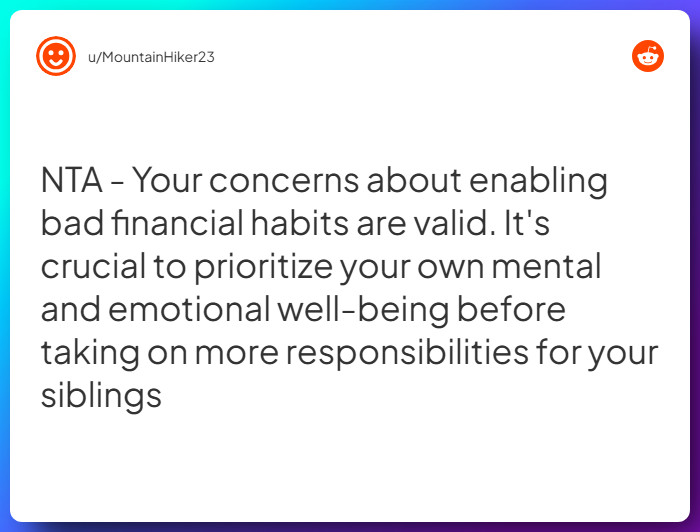 Comment from u/MountainHiker23