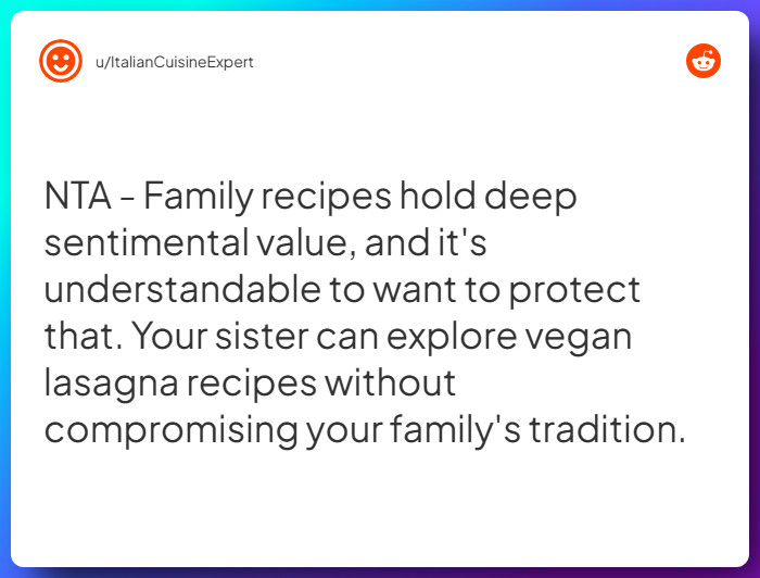 Comment from u/ItalianCuisineExpert