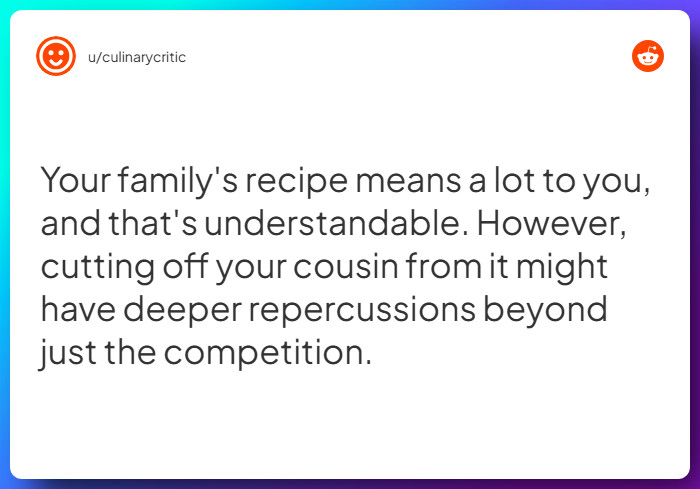 Comment from u/culinarycritic