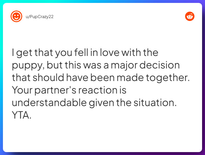 Comment from u/PupCrazy22