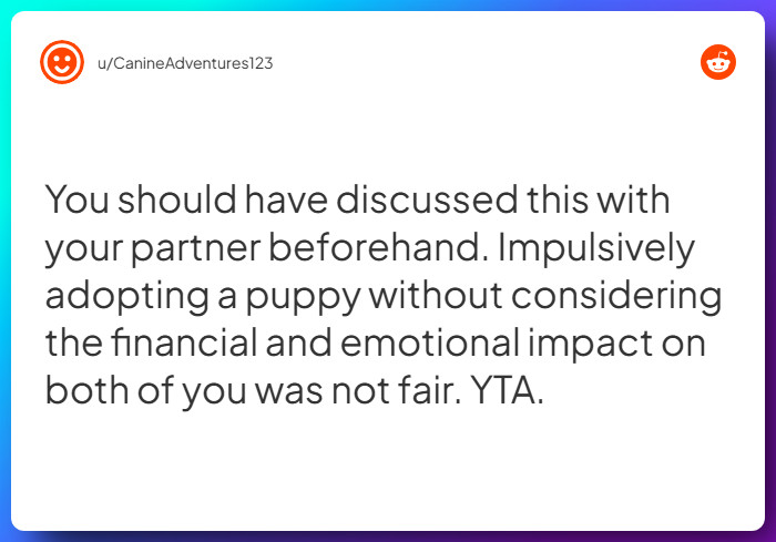 Comment from u/CanineAdventures123