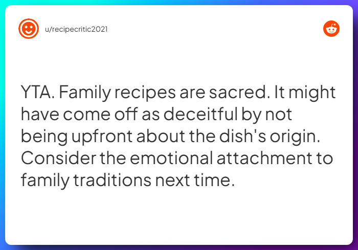 Comment from u/recipecritic2021