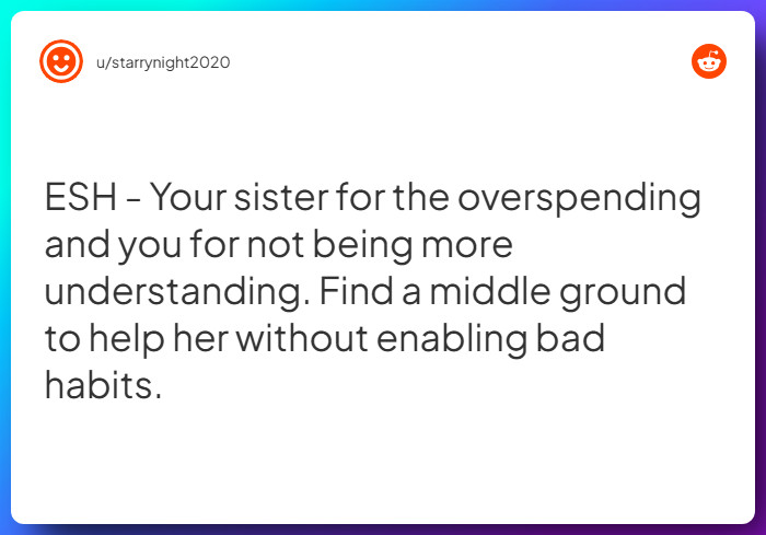 Comment from u/starrynight2020