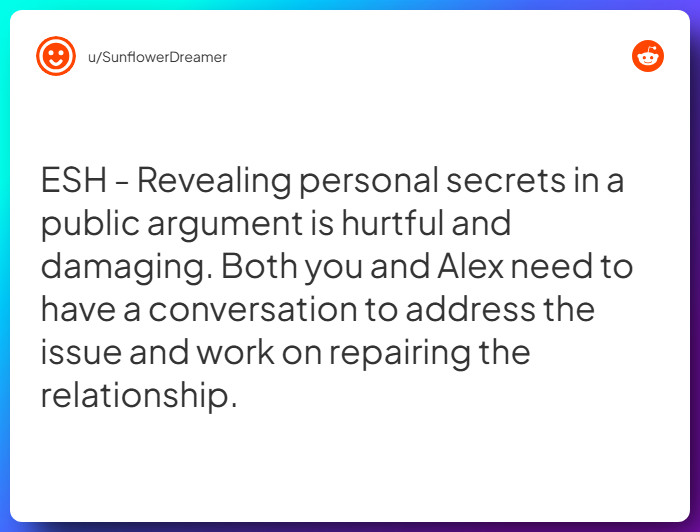Comment from u/SunflowerDreamer