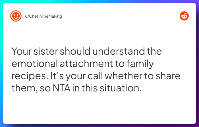 Comment from u/ChefInTheMaking