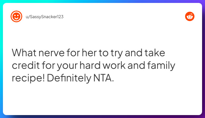 Comment from u/SassySnacker123