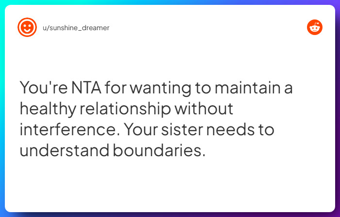 Comment from u/sunshine_dreamer