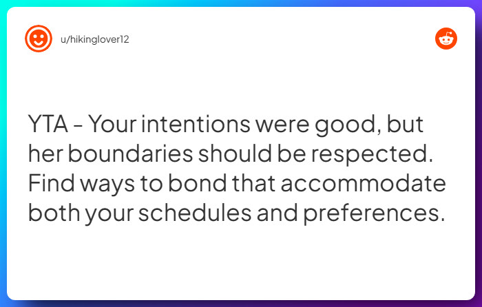 Comment from u/hikinglover12