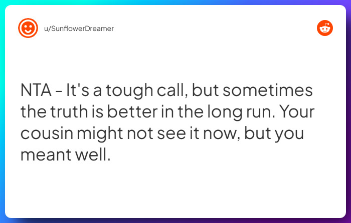 Comment from u/SunflowerDreamer