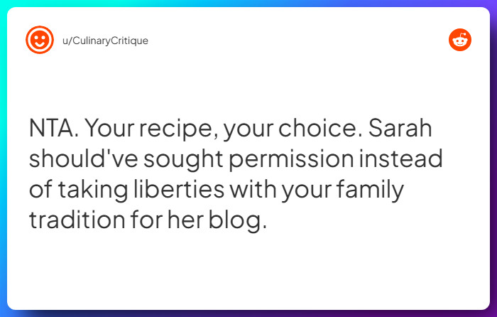 Comment from u/CulinaryCritique
