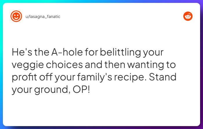 Comment from u/lasagna_fanatic