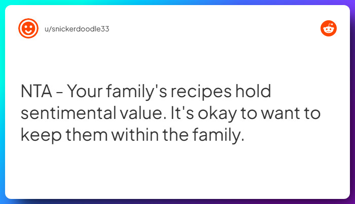 Comment from u/snickerdoodle33