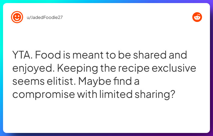 Comment from u/JadedFoodie27