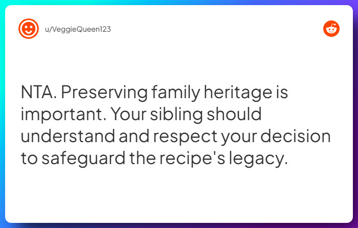 Comment from u/VeggieQueen123