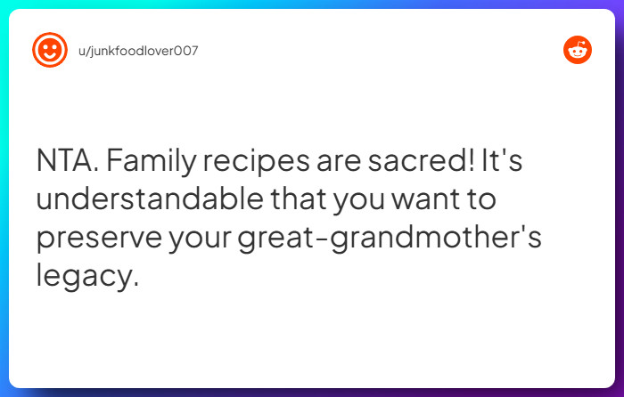 Comment from u/junkfoodlover007