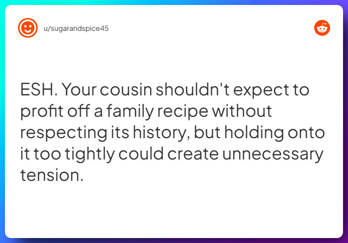 Comment from u/sugarandspice45