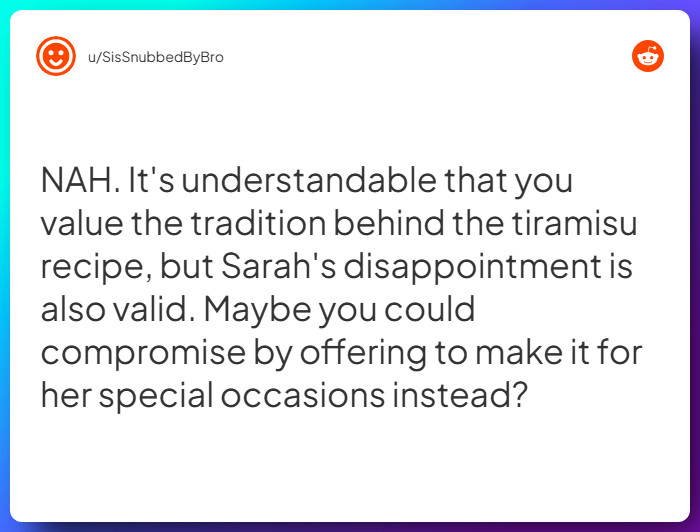 Comment from u/SisSnubbedByBro