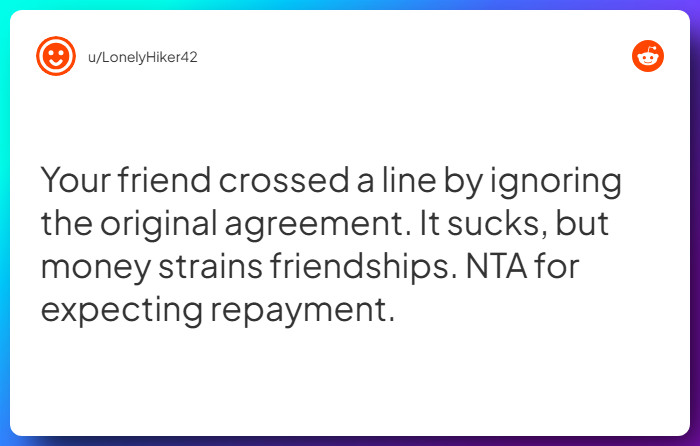 Comment from u/LonelyHiker42
