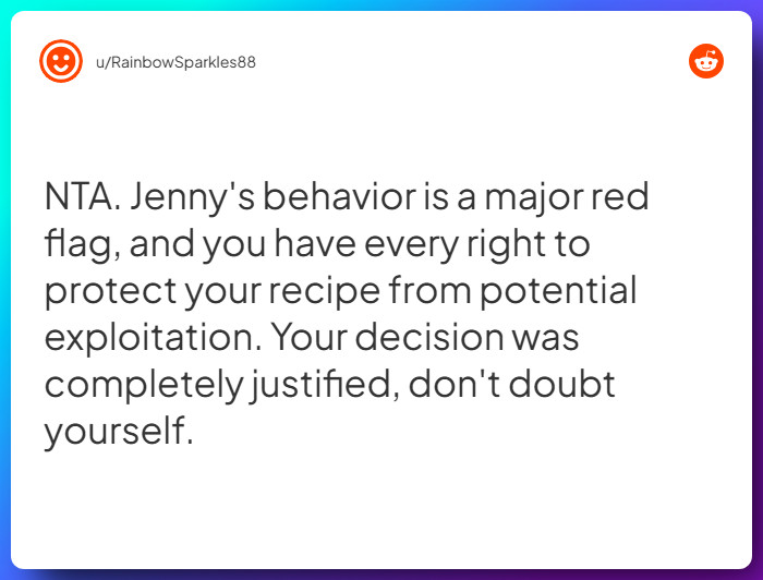 Comment from u/RainbowSparkles88