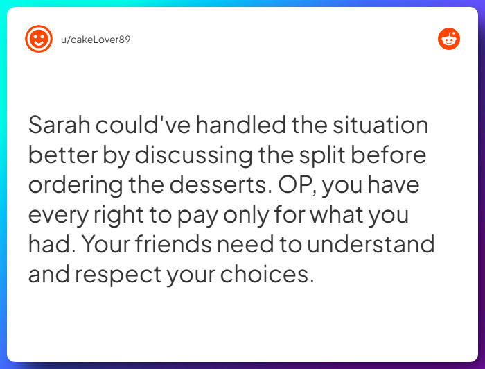 Comment from u/cakeLover89