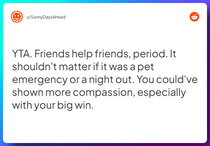 Comment from u/SunnyDaysAhead