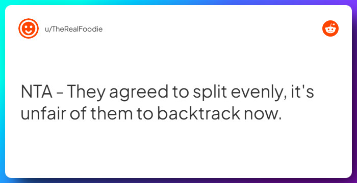 Comment from u/TheRealFoodie