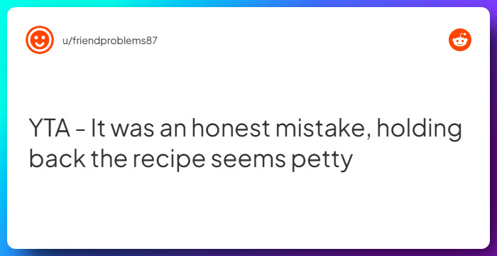 Comment from u/friendproblems87