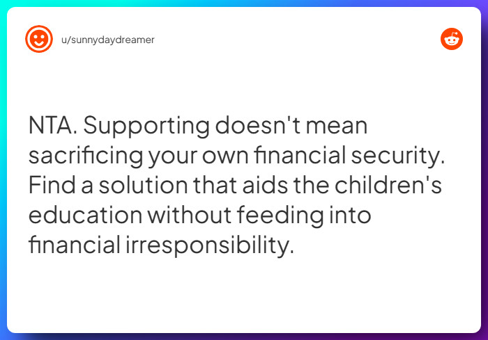 Comment from u/sunnydaydreamer