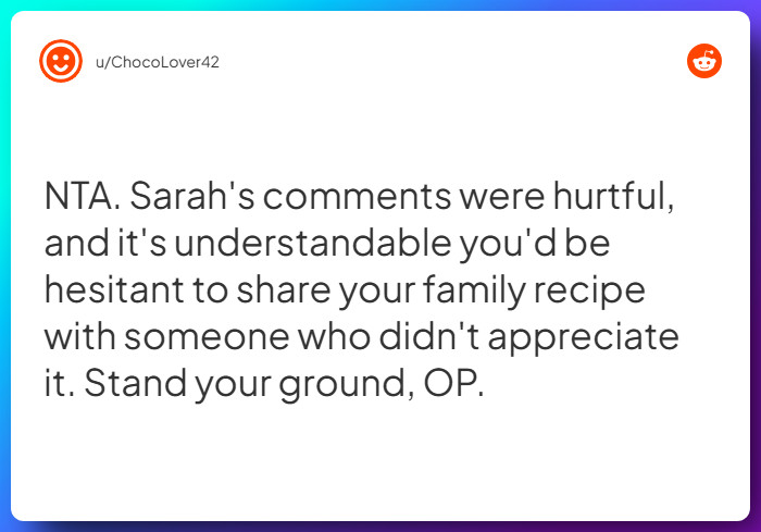 Comment from u/ChocoLover42
