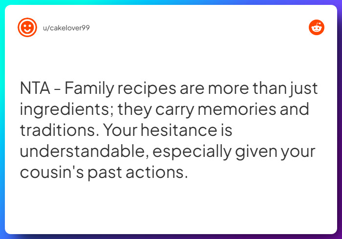 Comment from u/cakelover99