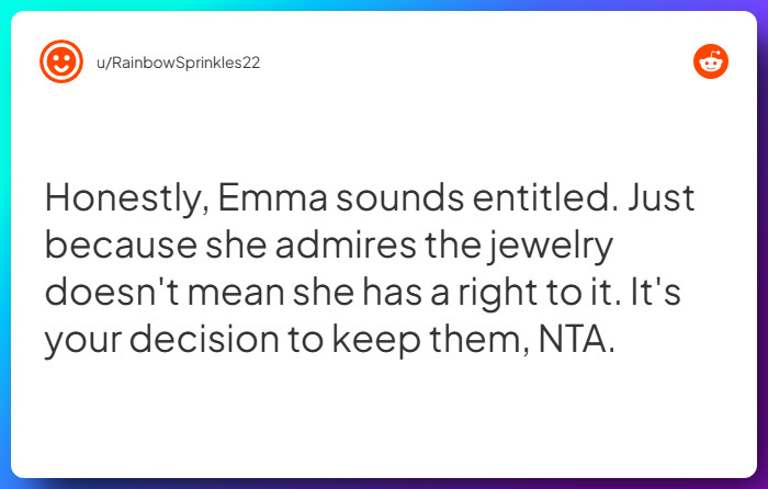 Comment from u/RainbowSprinkles22