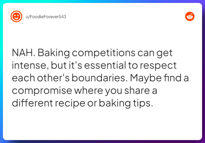 Comment from u/FoodieForever543