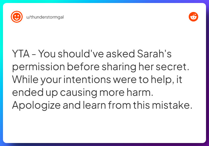 Comment from u/thunderstormgal
