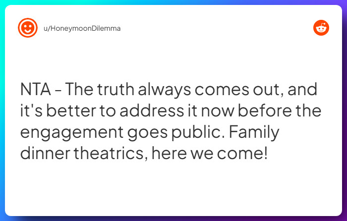Comment from u/HoneymoonDilemma