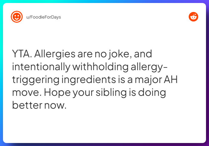 Comment from u/FoodieForDays