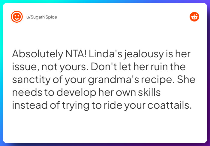 Comment from u/SugarNSpice
