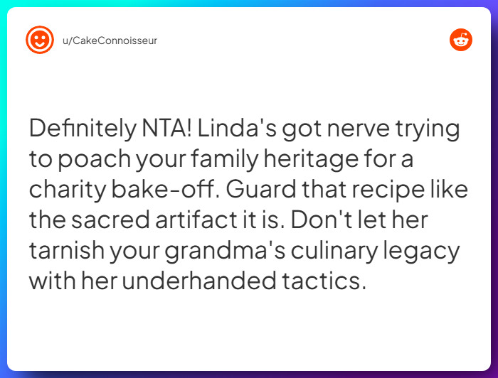 Comment from u/CakeConnoisseur